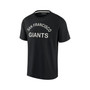 Men's and Women's Black San Francisco Giants Super Soft Short Sleeve T-shirt