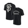 Men's and Women's Black San Francisco Giants Super Soft Short Sleeve T-shirt