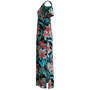 Printed Cold-Shoulder Maxi Dress