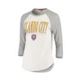 Women's White Orlando City SC Tight Defense Raglan 3/4 Sleeve T-shirt