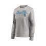 Women's Heathered Gray Seattle Kraken Fan Favorite Script Pullover Sweatshirt