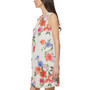 Petite Printed-Chiffon Sleeveless A-Line Dress