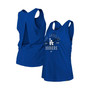 Women's Royal Los Angeles Dodgers Open Back Tank Top