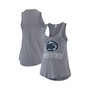 Women's Navy Penn State Nittany Lions Backstage Scoop Neck Slub Tank Top