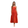 Women's Cut-Out Eyelet Midi Dress