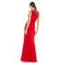 Women's Ieena Pleated Wrapping Sleeveless Jersey Gown
