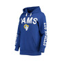 Women's Royal Los Angeles Rams Extra Point Pullover Hoodie