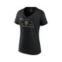 Women's Branded Black Vegas Golden Knights 2023 Stanley Cup Champions Jersey Roster V-Neck T-shirt