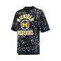 Women's Navy Michigan Wolverines Bishop Bleach Wash T-shirt