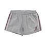 Women's Heathered Gray Alabama Crimson Tide Plus Size 2-Stripes Shorts