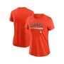 Women's Orange San Francisco Giants City Connect Wordmark T-shirt