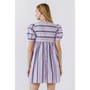 Women's Striped Mini Dress