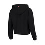Women's Black Toronto Raptors Logo Cropped Pullover Hoodie