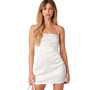 Women's Delilah Satin Strappy Open Back Mini Dress