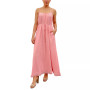 Women's Chiffon Trapeze Sleeveless Maxi Dress