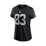 Women's Darren Waller Black Las Vegas Raiders Name and Number T-shirt