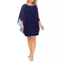 Studded Split-Sleeve Dress