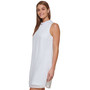 Women's Mock-Neck Clip-Square Shift Dress