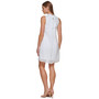 Women's Mock-Neck Clip-Square Shift Dress