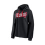 Women's Branded Black Wisconsin Badgers Script Raglan Pullover Hoodie