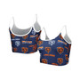 Women's Navy Chicago Bears Breakthrough Allover Knit Lounge Bralette