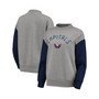 Women's Heathered Gray Washington Capitals Ivy Crew Neck Pullover Sweatshirt