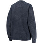 Women's Navy Georgia Tech Yellow Jackets Comfy Cord Vintage-Like Wash Basic Arch Pullover Sweatshirt