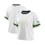 Women's White Seattle Seahawks Crop T-shirt