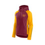 Women's Branded Burgundy, Gold Washington Commanders End Around Raglan Full-Zip Hoodie