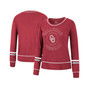 Women's Crimson Oklahoma Sooners Heathrow Super Soft Long Sleeve T-shirt