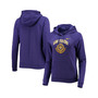 Women's Purple LSU Tigers Varsity Fleece Tri-Blend Raglan Pullover Hoodie