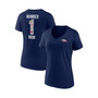 Women's Branded Navy Denver Broncos Team Mother's Day V-Neck T-shirt