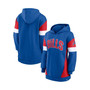 Women's Branded Royal, Red Buffalo Bills Lock It Down Pullover Hoodie