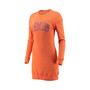 Women's Orange Clemson Tigers 2-Hit Sweatshirt Dress