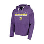 Women's Purple Minnesota Vikings Color Rise Kennedy Notch Neck Pullover Hoodie