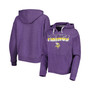 Women's Purple Minnesota Vikings Color Rise Kennedy Notch Neck Pullover Hoodie