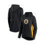 Women's Branded Black and Gold Boston Bruins Authentic Pro Locker Room Pullover Hoodie