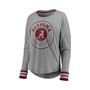 Women's Heathered Gray Alabama Crimson Tide Andy Long Sleeve T-shirt