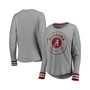 Women's Heathered Gray Alabama Crimson Tide Andy Long Sleeve T-shirt