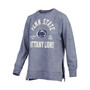 Women's Navy Penn State Nittany Lions Sun Washed Bishop Pullover Sweatshirt