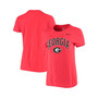 Women's Red Georgia Bulldogs Arch Performance T-shirt