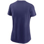 Women's Purple Baltimore Ravens Logo Essential T-shirt