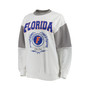 Women's Gray Florida Gators It's A Vibe Dolman Pullover Sweatshirt