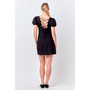 Women's Mini Dress with Strappy Back Detail