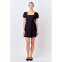 Women's Mini Dress with Strappy Back Detail