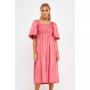 Women's Scallop Detail Midi Dress