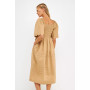 Women's Scallop Detail Midi Dress