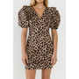 Women's Leopard Mini Dress