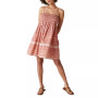 Women's Printed Smocked Mini Dress
