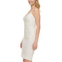 Women's Sequined Ruched Sheath Dress